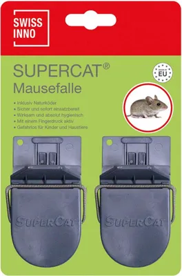 Produktbild von Swissinno Mausefalle Supercat 2er inkl. Köder