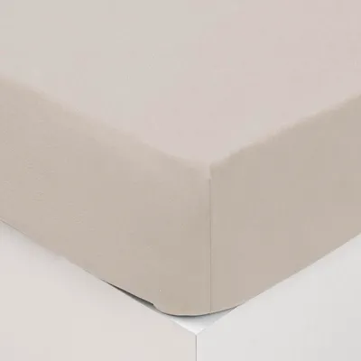 Obrázek produktu pro Napínací prostěradlo 160x200 cm, bavlna, béžové