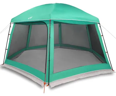 Produktbild von vidaXL Poolzelt mit abnehmbarem Überzelt Netzwänden Meergrün 512x458cm