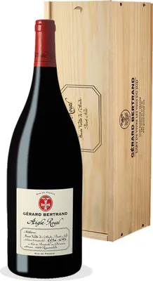 Image de Aigle Royal Pinot Noir IGP Haute Vallée de l'Aude 2016 – Jeroboam 300cl avec caisse bois vin rouge