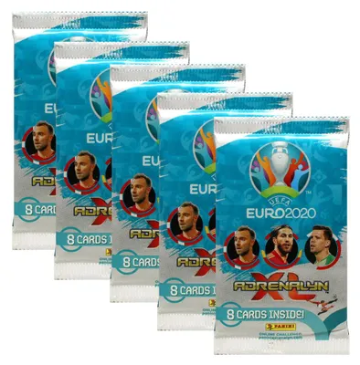 Produktbild von Panini UEFA EURO 2020 Adrenalyn XL - 5 Booster