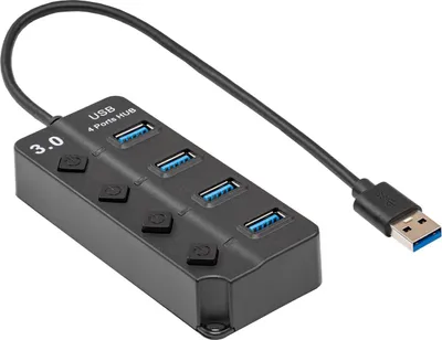 Immagine prodotto di AK-AD-33 Hub USB 3.0 a 4 porte