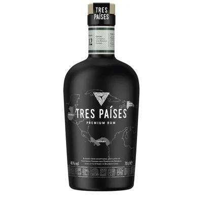 Produktbild von Tres Paises Premium Rum Blend 8 Jahre in Eichenfässern gereift 700ml