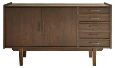 Produktbild von Badezimmermöbel Mindi Holz 135 cm Schubladen