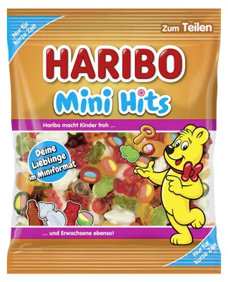 Obrázek produktu pro HARIBO 10061064 HARIBO Mini Hits Fruchtgummi 160,0 g, 3 St.