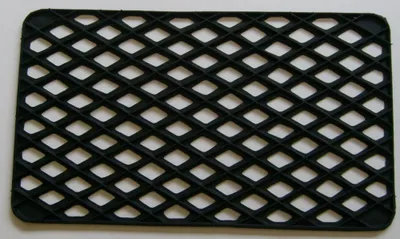 Image de Decormat Tapis Caoutchouc_noir_33x56cm - Decormat