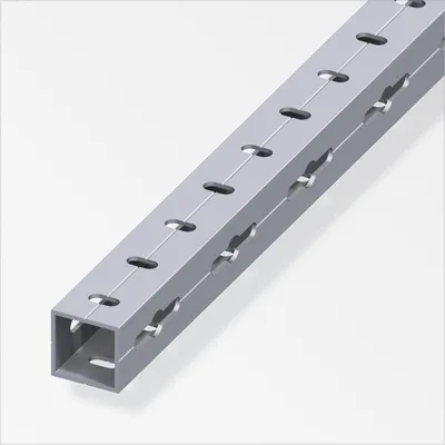 Produktbild von alfer Quadratrohr 1 m, 23.5 x 1.5 mm Aluminium roh blank