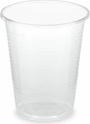 Produktbild von 100x  Trinkbecher klar 180 ml 0,18 l aus Biokunststoff PLA  ø 70mm