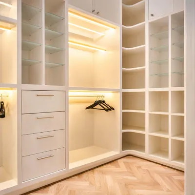 Zdjęcie produktu dla QLS LED Lampa podszafkowa 4x60 cm Ciepły biały z czujnikiem ruchu, samoprzylepna 11453