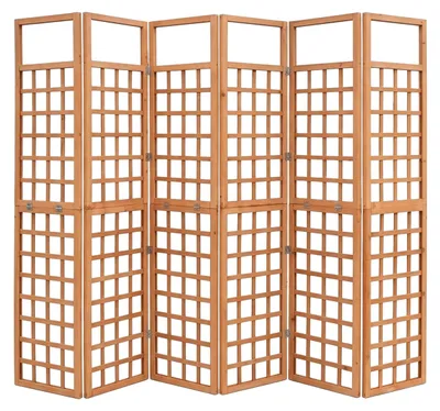Immagine prodotto di Relaxdays, pannello rampicante, dimensioni 180 x 242,5 cm, schermo per giardino e balcone, legno di abete, supporto per piante rampicanti, colore marrone