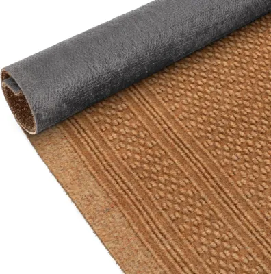 Produktbild von Flurläufer Teppichläufer Textil Fußmatte AZTEK Genarbt Senf Robust Wasserabweisend Breite 80 cm Länge 300 cm