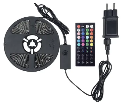 Immagine prodotto di Striscia LED BLULAXA 50954, 5 m, 18 W, 150 lm, RGB, telecomando, IP44