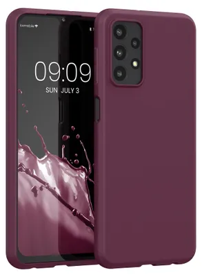 Produktbild von kwmobile Handyhülle für Samsung Galaxy A23 4G / 5G Hülle - TPU Case - Kabelloses Laden - Schutzhülle Cover in Bordeaux Violett