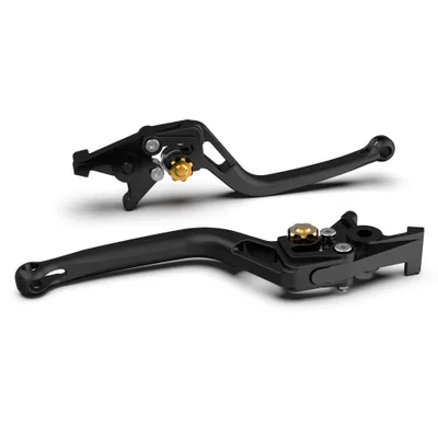 Produktbild von LSL Kupplungshebel BOW L08,schwarz perlgestrahlt/gold