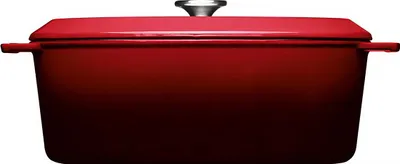 Produktbild von WOLL Bräter Iron 34x26cm 7,5l Chili Red, 7,5 l, Rot, Eisenguss, Keramik, Gas, Halogen, Induktion, Deutschland, 340 mm