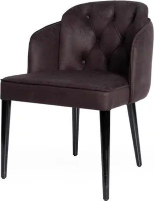 Immagine prodotto di Sedia di design poltrona sedie imbottite lounge legno massiccio tessuto poltrona legno nuovo