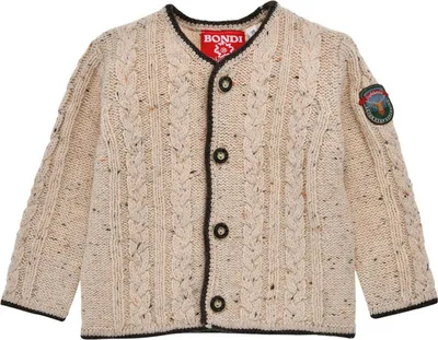 Produktbild von BONDI Baby Jungen Strickjacke 91840 | Beige Melange Größe: 98