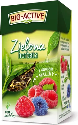 Produktbild von Herbata zielona z maliną Big Active 100 g