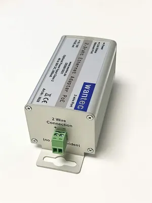 Productafbeelding van Wantec 5628 Wantec Netzwerkadapter 2wIP 2 Draht 10/100 PoE Schraubkl.