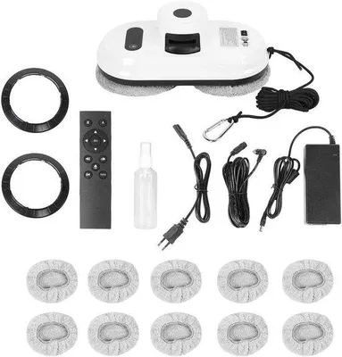 Image de Machine automatique de nettoyage des vitres avec télécommande - Laveuse de vitres pour le nettoyage domestique - Version UE