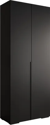 Produktbild von MEBLE KRYSPOL Inova 1 Schrank - 236,7x100x47cm - Schwarz Schwarz Schwarz