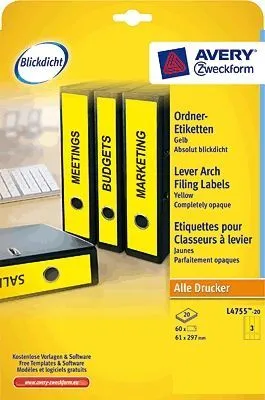 Produktbild von AVERY Zweckform Ordnerrücken-Etiketten