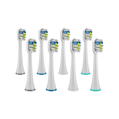 Zdjęcie produktu dla TrueLife SonicBrush UV Sensitive Białe Końcówki 8 szt., Delikatne Czyszczenie, 80 000 Ruchów/min