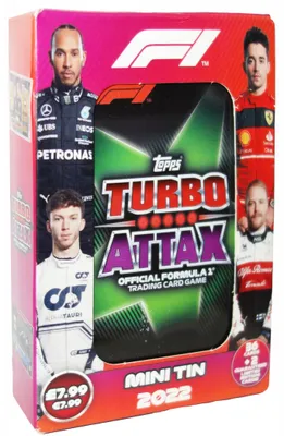 Produktbild von F1 Turbo Attax TCG Mini Tin with Collectable Cards