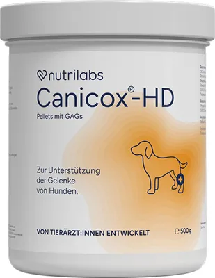 Produktbild von NutriLabs Canicox-HD 500 g Pellets | Gelenksgesundheit bei Hunden