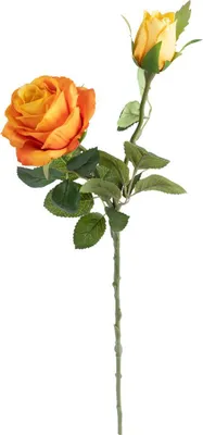 Produktbild von Künstliche rosenstängel orange h48cm - Atmosphera créateur d'intérieur