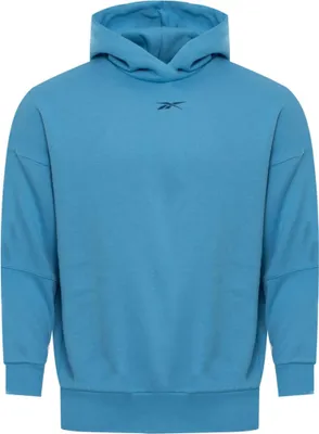 Produktbild von Reebok Sweatshirt HB6909 in Blau, locker geschnitten, mit gesticktem Logo, Übergröße
