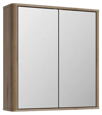 Zdjęcie produktu dla Szafka z lustrem w łazience Vicco Skara Dąb 56 x 58.4 cm, Model 58703