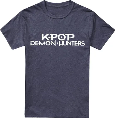Produktbild von K-Pop Demon Hunters - T-Shirt für Herren/Damen Uni, meliert TV20307 (3XL) (Marine)