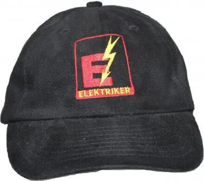 Produktbild von Baseballcap mit Einstickung -  Elektriker - 68613 schwarz