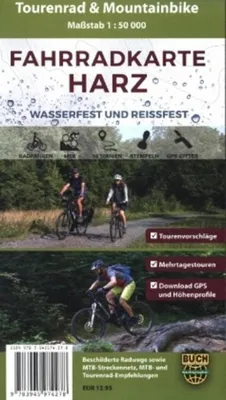 Image de Carte cycliste Harz 1 : 50 000