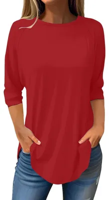Imagen del producto de Túnica para mujer con mangas de 3/4, ideal para el verano y para el trabajo