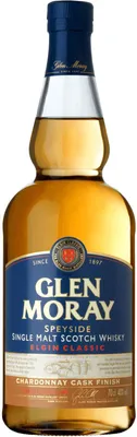 Produktbild von Glen Moray Elgin Classic Chardonnay Cask Finish 40% Vol. 0,7l in Geschenkbox