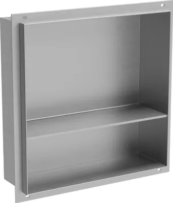 Immagine prodotto di Mexen X-Wall-NR nicchia senza bordo con ripiano 30 x 30 cm, inox - 1911303010S