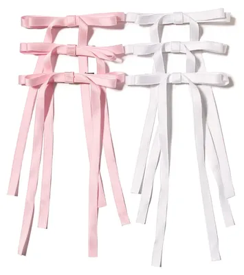 Produktbild von Set mit 6 Haarnadeln mit Schleife für Damen