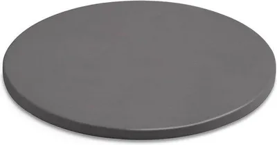 Obrázek produktu pro Glazovaný kámen na pizzu – doplněk | Kámen na pizzu z kordieritu, kulatý, 26 cm, černý