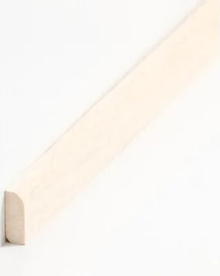 Produktbild von Abdeckleiste Massivholz 8 x 22 x 2000 mm Abachi zum Kleben, Clipsen, Schrauben & Nageln Massivholz Sockelleiste by PROVISTON 2 Meter | 1 Stück