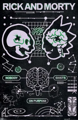Produktbild von Poster Rick and Morty Classrickal 61x91.5cm