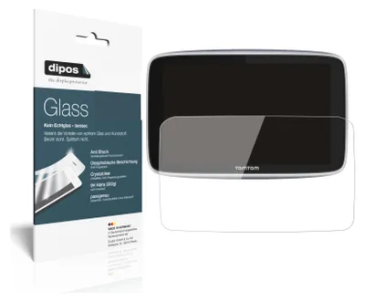 Obrázek produktu pro 2x ochranná fólie pro TomTom Go Premium X - Anti-Shock 9H fólie dipos Glass plastové sklo