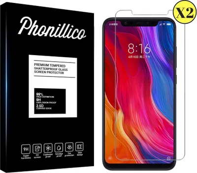 Immagine prodotto di Vetro Temperato per Xiaomi MI 8 PRO [2 Pezzi] Pellicola Protettiva Antigraffio Resistente Phonillico®
