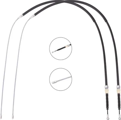 Produktbild von RIDEX Handbremsseil Seilzug Feststellbremse für VW TOURAN (1T1, 1T2) Hinten 124C1173