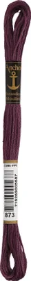 Produktbild von Anchor Sticktwist 4635000-00873 aubergine Stickgarn, 100 % Baumwolle