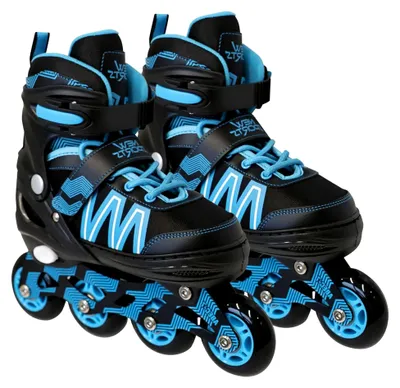 Produktbild von Inliner schwarz/blau ABEC 7, Größe 31-34