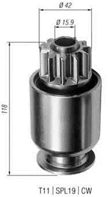 Obrázek produktu pro Pastorek, startér MAGNETI MARELLI 940113020299