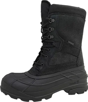 Image de Bottes de neige Kamik Nation Plus pour hommes, bottes d'hiver, couleur noire, modèle de loisirs
