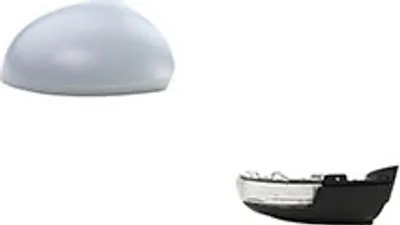 Produktbild von Spiegelkappe + LED-Spiegelblinker passend für VW Tiguan 5N 09/07- rechts Beifah. 5N0857538 5N0857538GRU 5N0949102E 5N0949102A Johns